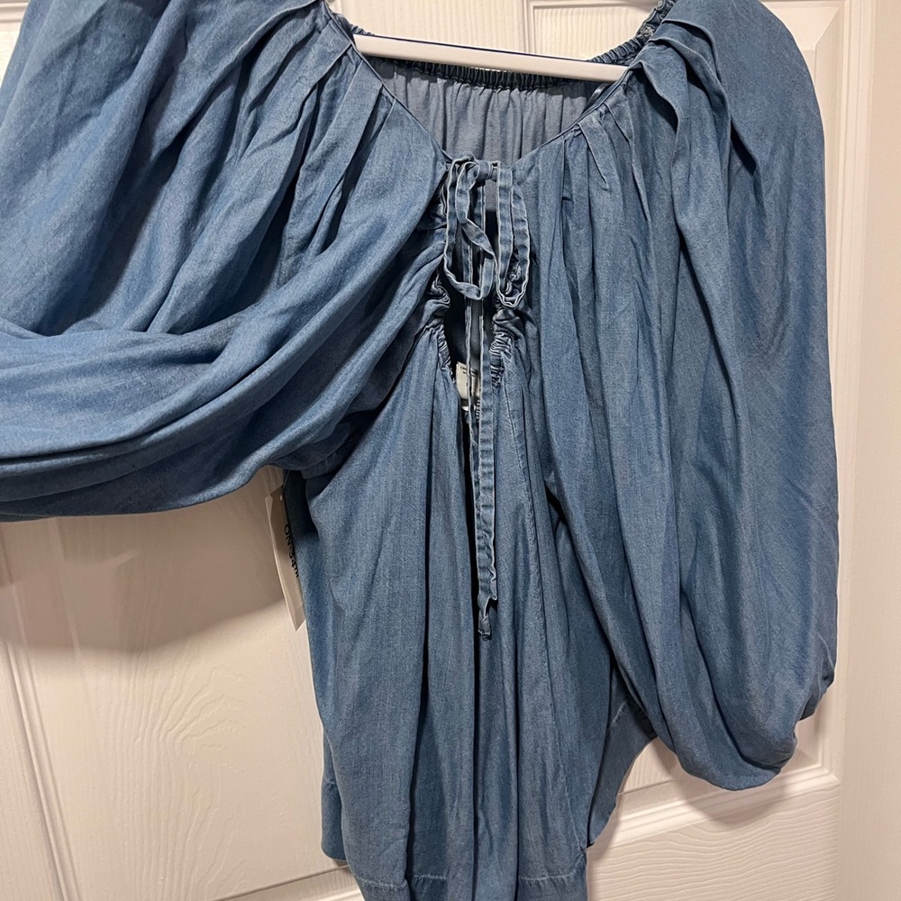 Women's Blue Top - Picture 7 of 8